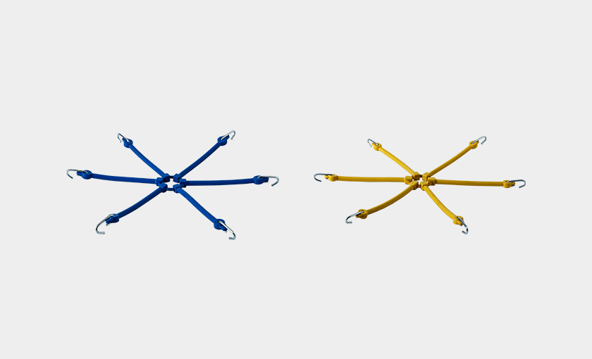 Tire chain multi-arm tighteners