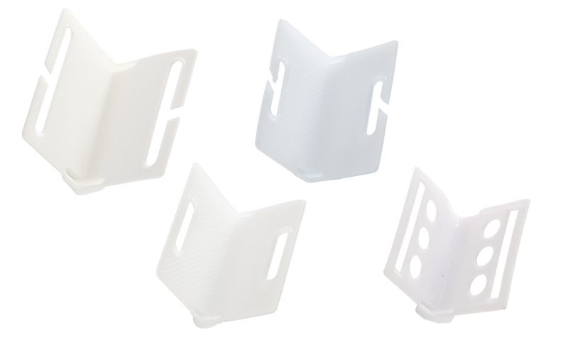 90 degree plastic corner protector for cargo lashing straps